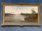 Vintage schilderij, Antiek en Kunst, Kunst | Schilderijen | Klassiek, Ophalen