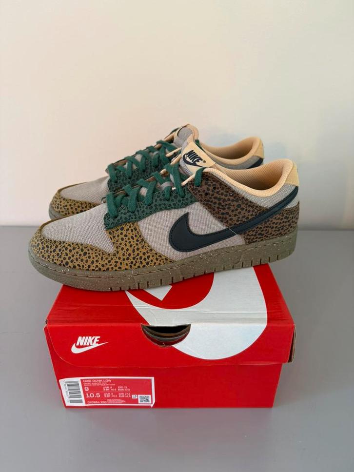 Nike dunk low safari Moss 42,5 nieuwe, Kleding | Heren, Schoenen, Nieuw, Overige kleuren, Ophalen of Verzenden