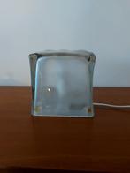VINTAGE IKEA IVIKEN ICE CUBE lamp, Vintage, Ophalen of Verzenden, Zo goed als nieuw, Glas