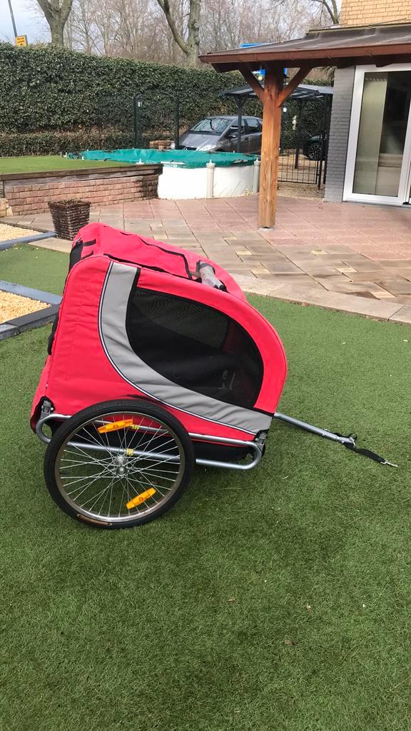 Honden fietskar, Fietsen en Brommers, Fietsaccessoires | Aanhangers en Karren, Gebruikt, Hondenkar, 20 tot 40 kg, Ophalen