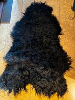 Langharig schapenvacht zwart, Huis en Inrichting, Woonaccessoires | Plaids en Woondekens, Ophalen of Verzenden, Nieuw
