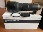 Sigma lens "Nikon" 150-600mm f5-6.3 DG, Audio, Tv en Foto, Fotografie | Lenzen en Objectieven, Ophalen of Verzenden, Zo goed als nieuw