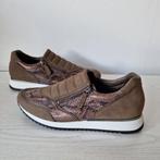 Gabor schoenen sneakers maat 7,5 =41H. Bruin leer en suède., Bruin, Gabor, Ophalen of Verzenden, Sneakers of Gympen