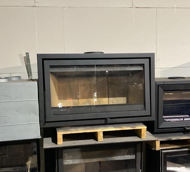 Inbouw kachel Dik Geurts Instyle 1000 demo, Huis en Inrichting, Haarden, Zo goed als nieuw, Houthaard, Ophalen