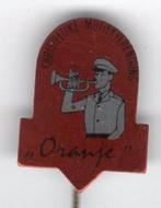Christelijke muziekvereniging ORANJE blik speldje ( V_031 ), Verzamelen, Speldjes, Pins en Buttons, Verzenden, Zo goed als nieuw