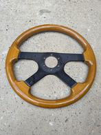 Luisi stuurwiel 36cm hout bruin/zwart incl toeter, Ophalen of Verzenden