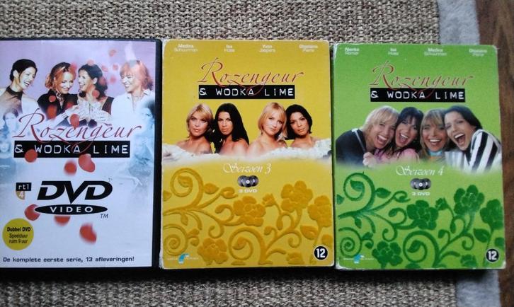 Rozengeur & wodka lime seizoen 1 3 en 4 compleet, 3 boxen, o, Cd's en Dvd's, Dvd's | Tv en Series, Zo goed als nieuw, Drama, Boxset
