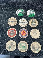 11 Florijn 7UP Bavaria 3 Hoefijzers bierviltjes. Jaren 80., Verzamelen, Biermerken, Viltje(s), Bavaria, Gebruikt, Ophalen of Verzenden