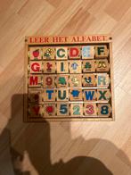 Houten Alfabet Leer Speelgoed, Kinderen en Baby's, Speelgoed | Kinderpuzzels, 2 tot 4 jaar, Zo goed als nieuw, Van hout, Meer dan 50 stukjes