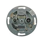 technetix coax wandcontactdoos radio / TV TRAS 2000, Ophalen of Verzenden, Nieuw, Stopcontact