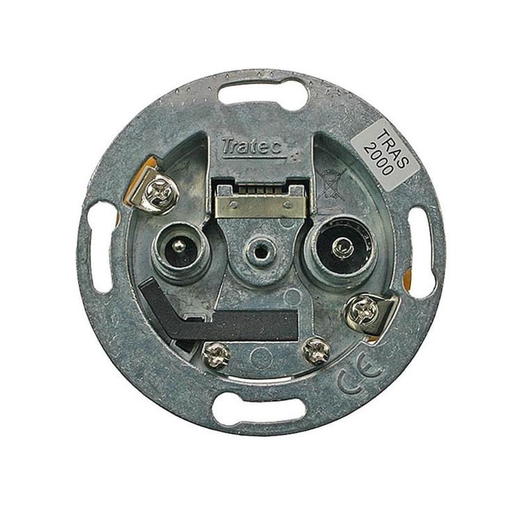 technetix coax wandcontactdoos radio / TV TRAS 2000, Doe-het-zelf en Verbouw, Elektra en Kabels, Nieuw, Stopcontact, Ophalen of Verzenden