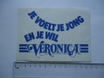 sticker Veronica jong vintage radio tv retro televisie 1979, Overige typen, Zo goed als nieuw, Verzenden