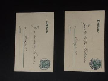 briefkaarten tussen 1906 en 1910 Duitse rijk