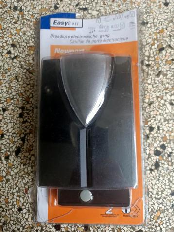 Deurbel. Draadloze electronische gong. Zwart. beschikbaar voor biedingen