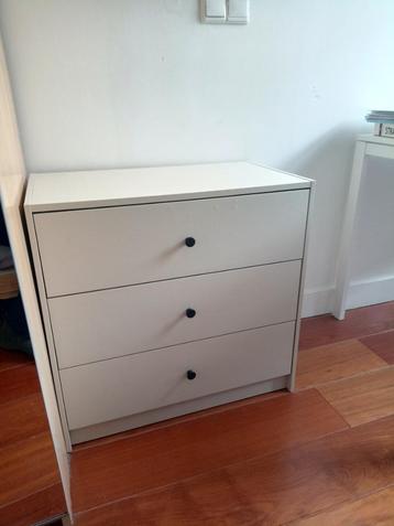 2x chest of drawers Ikea white 69x66x38