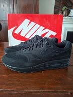 Nike Air Max 1 Triple Black Premium - Nieuw!, Zwart, Nike, Nieuw, Ophalen of Verzenden