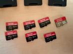 7 stuks: Sandisk Micro SD-cards/ geheugenkaart, Audio, Tv en Foto, Fotografie | Geheugenkaarten, Ophalen, SD, Sandisk Extreme
