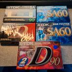 Cassette bandjes Tdk sa60 d90 d60 sa 90, 2 t/m 25 bandjes, Overige genres, Ophalen of Verzenden, Nieuw in verpakking