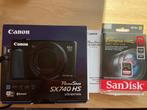 Canon sx740 HS Lite edition inclusief sd kaart van 128 GB, Audio, Tv en Foto, Fotocamera's Digitaal, Ophalen of Verzenden, Zo goed als nieuw