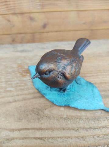 Bronzen Beeldje Mus - 7,3 cm - Nieuw beschikbaar voor biedingen