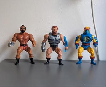 MOTU He-Man - Fisto (Malaysia), Jitsu (No COO), Syclone 1984 beschikbaar voor biedingen