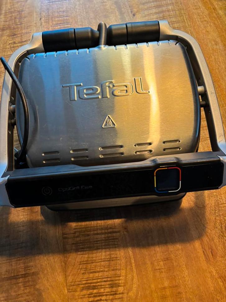 Tefal optigrill elite, Witgoed en Apparatuur, Contactgrills, Zo goed als nieuw, Ophalen