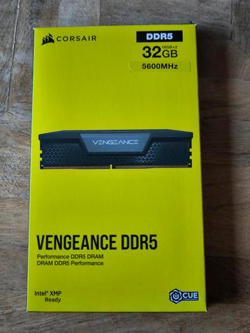 Corsair vengeance ddr5 2x16 32gb 5600 mhz 2x16 beschikbaar voor biedingen