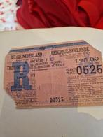 Zeldzaam ticket België-Nederland 1967, Verzamelen, Sportartikelen en Voetbal, Ophalen of Verzenden, Gebruikt, Overige sporten