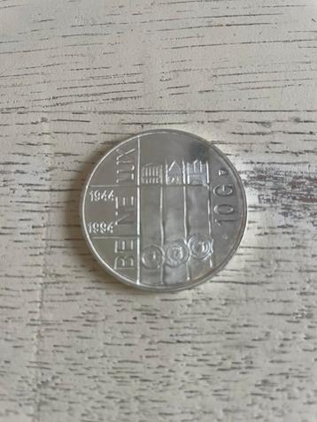 Nederlandse herdenkingsmunt 10 gulden Benelux 1944 - 1994 beschikbaar voor biedingen