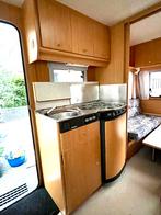 Dethleffs RD3 met mover, compleet met voortent en inventaris, Caravans en Kamperen, Caravans, Standaardzit, 75 kg, Particulier