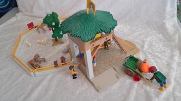 z.g.a.n Kinderboerderij, Playmobil 3243, compleet, hertenwei beschikbaar voor biedingen