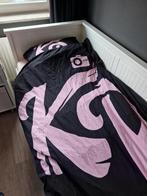 Knolpower Zwart/Roze Dekbedovertrek Eenpersoons, Eenpersoons, Zwart, Dekbedovertrek, Ophalen of Verzenden