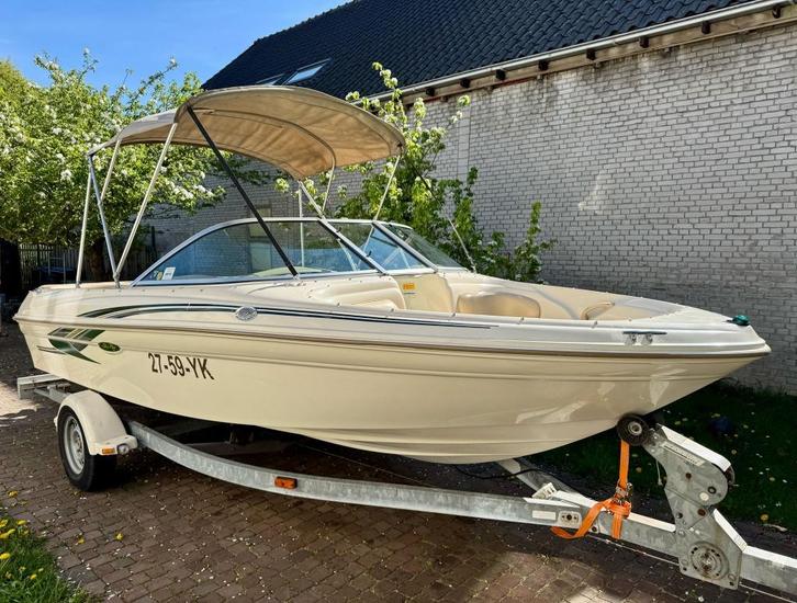 Sea ray 180 met trailer en high five schroef, Watersport en Boten, Speedboten, Gebruikt, 3 tot 6 meter, Benzine, 120 tot 200 pk
