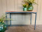 Vintage salontafel jaren 60/70 teak retro industrieel Pastoe, Ophalen, Minder dan 50 cm, 50 tot 100 cm, 50 tot 75 cm