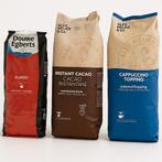 Startset instant koffie Douwe Egberts + topping + cacao, Ophalen of Verzenden