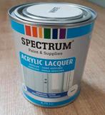 Nieuw! Acryllak zijdeglans wit 0,75L, Ophalen of Verzenden, Nieuw, Wit