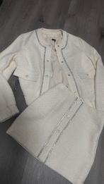Schitterende Nikkie set in naat 32, Kleding | Dames, Jasjes, Kostuums en Pakken, Kostuum of Pak, Wit, Ophalen of Verzenden, Zo goed als nieuw