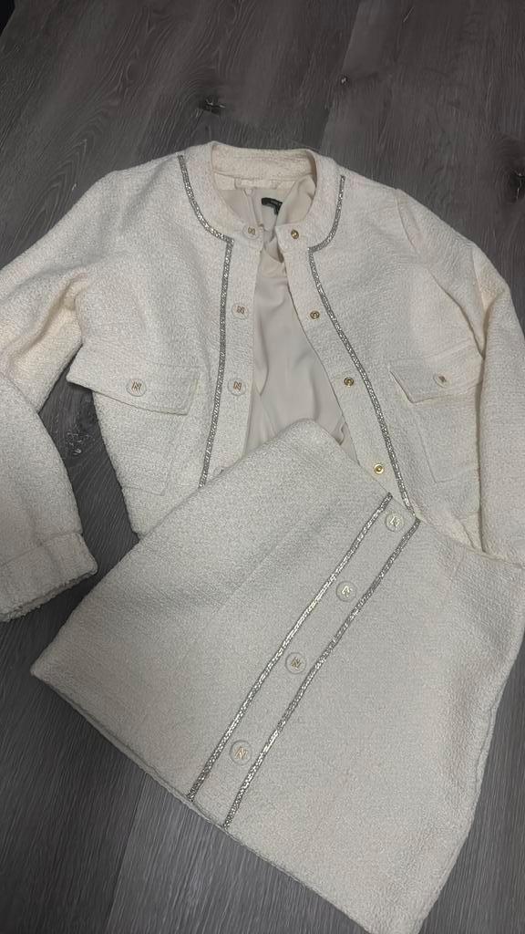 Schitterende Nikkie set in naat 32, Kleding | Dames, Jasjes, Kostuums en Pakken, Zo goed als nieuw, Kostuum of Pak, Maat 34 (XS) of kleiner