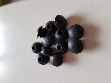 Deurrubber zwart voor 10 mm gat in Polynorm / Mauer kozijn beschikbaar voor biedingen