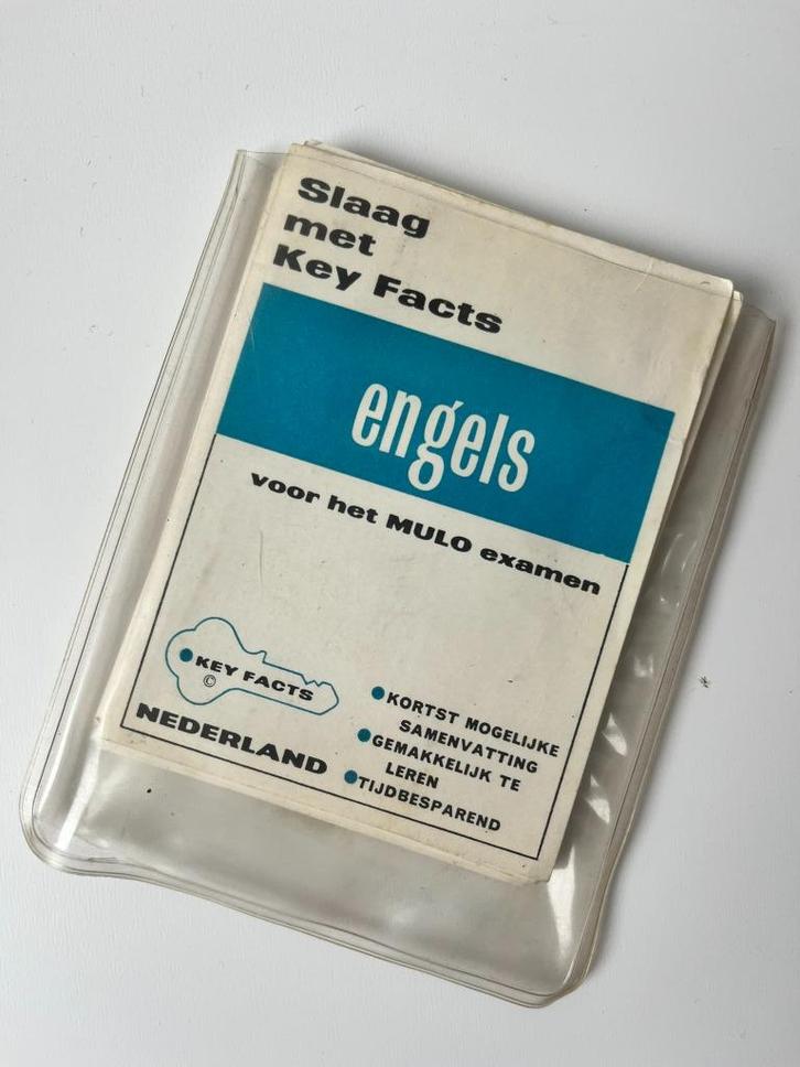 Slaag met KeyFacts ENGELS voor het MULO examen, Verzamelen, Retro, Overige typen, Ophalen of Verzenden