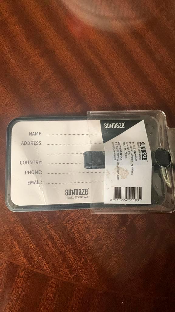 Nieuw bagagelabel, Sieraden, Tassen en Uiterlijk, Koffers, Nieuw, Hard kunststof, Minder dan 50 cm, Minder dan 35 cm, Ophalen of Verzenden