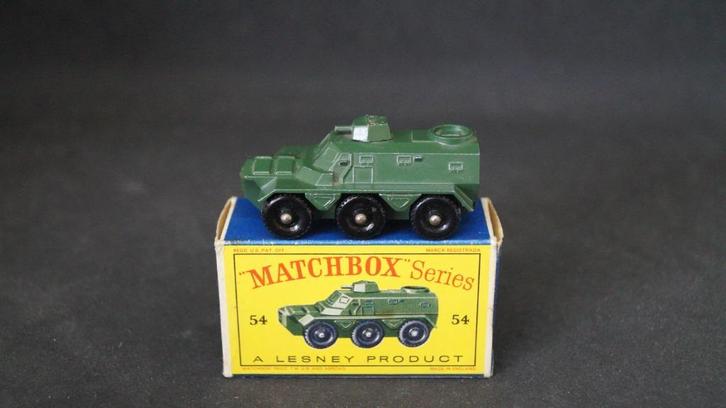 Mint Lesney no 54A Saracen Carrier, in D-Box, Matchbox 1958!, Hobby en Vrije tijd, Modelauto's | Overige schalen, Zo goed als nieuw