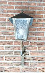 Oude Koperen Lantaarn - wandlamp brocante landelijk antiek, Tuin en Terras, Buitenverlichting, Overige materialen, Netvoeding