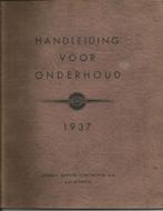 Chevrolet 1937 automobiel handleiding onderhoud, Ophalen of Verzenden
