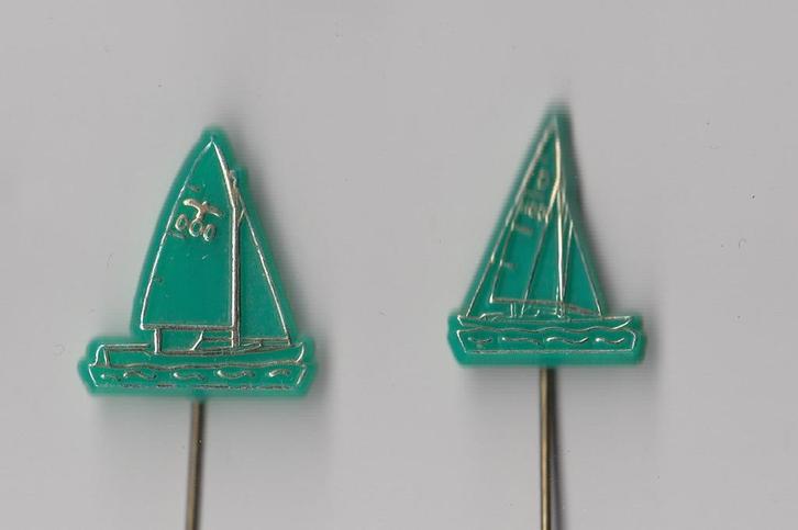 Zeilen Zeilboot Scheepvaart speldjes, Verzamelen, Speldjes, Pins en Buttons, Gebruikt, Speldje of Pin, Overige onderwerpen, Ophalen of Verzenden