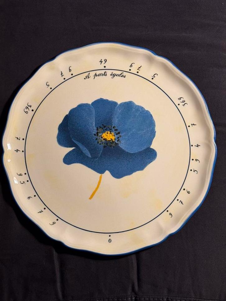 Mooi groot bord / schaal van Keller et Guérin de Lunéville, Antiek en Kunst, Antiek | Servies los, Ophalen of Verzenden