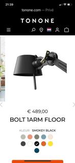 Tonone Bolt 1-arm Vloerlamp Zwart, Huis en Inrichting, Ophalen, Nieuw, Metaal, 150 tot 200 cm