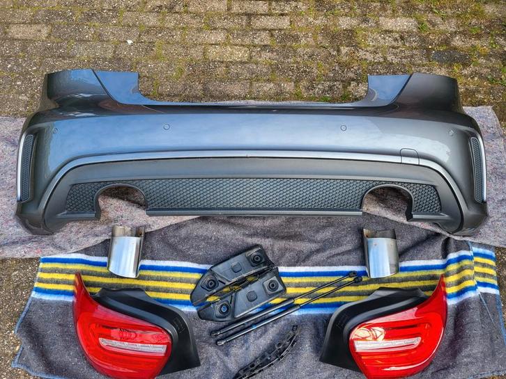 MERCEDES W176 COMPLETE A KLASSE AMG ACHTERBUMPER, Auto-onderdelen, Carrosserie en Plaatwerk, Bumper, Mercedes-Benz, Achter, Gebruikt