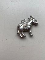 Zilveren bedel kettinghanger ezel voor bedelarmband ketting, Sieraden, Tassen en Uiterlijk, Bedels, Overige merken, Ophalen of Verzenden