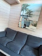 Ivm emigratie, nu weg IKEA Ektorp 3-zitsbank - Antraciet, Ophalen, Gebruikt, Driepersoons, 75 tot 100 cm